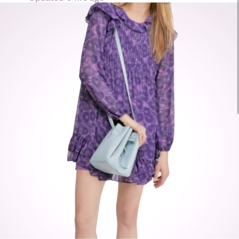 🌸 Free People Long Sleeve Ruffled Dress S
